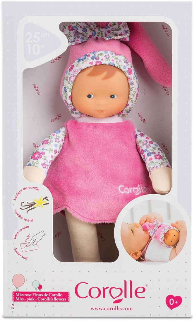 Corolle 9000010080 - Mon Doudou Corolle / Miss Pink Corolle's Flower / Französische Puppe Mit Charme Und Vanilleduft 6 Corolle 9000010080 - Mon Doudou Corolle / Miss Pink Corolle's Flower / Französische Puppe Mit Charme Und Vanilleduft – Bild 4