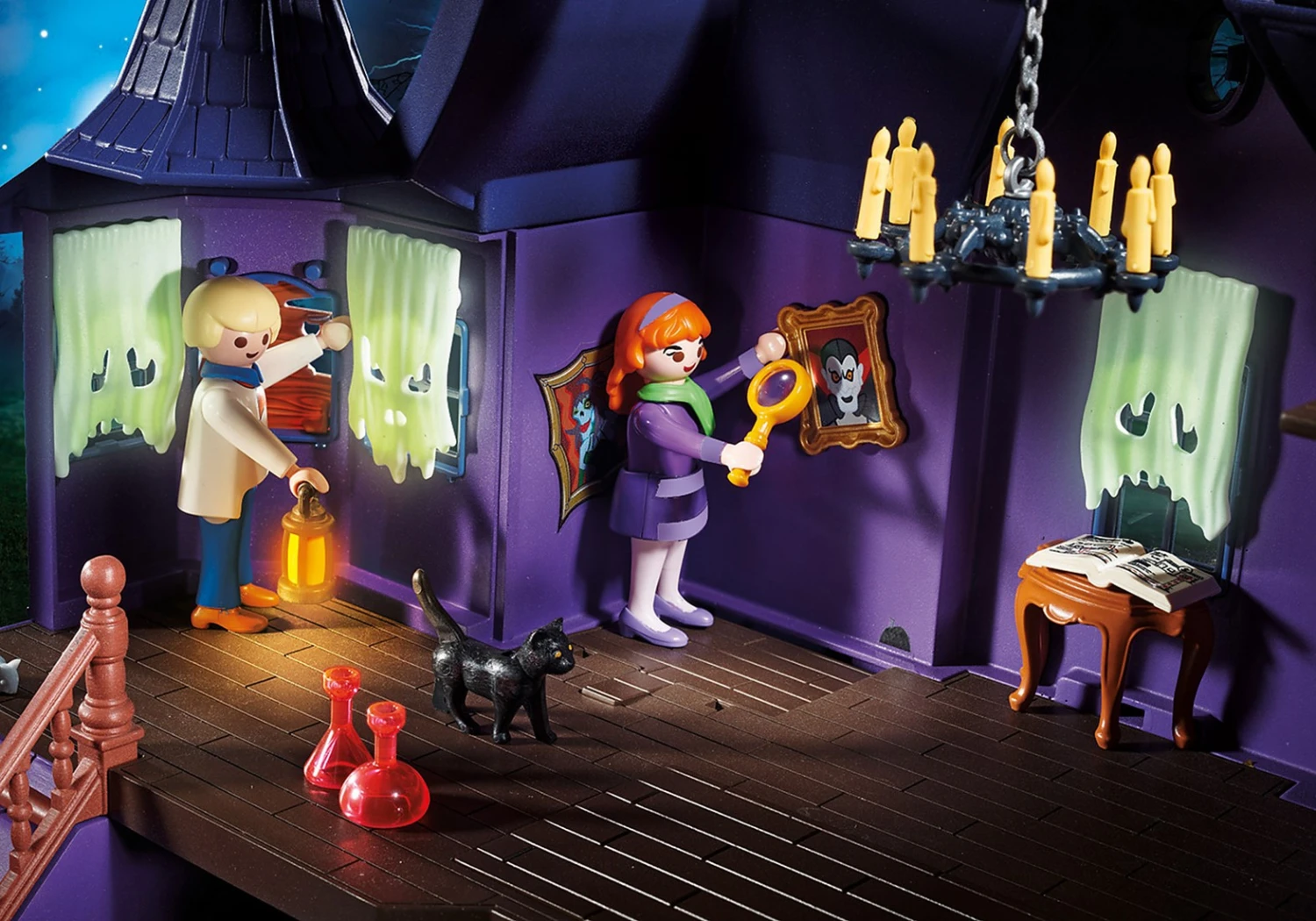 PLAYMOBIL SCOOBY-DOO! 70361 Abenteuer Im Geisterhaus, Mit Licht- Und Soundeffekten, Ab 5 Jahren 10 PLAYMOBIL SCOOBY-DOO! 70361 Abenteuer Im Geisterhaus, Mit Licht- Und Soundeffekten, Ab 5 Jahren – Bild 8