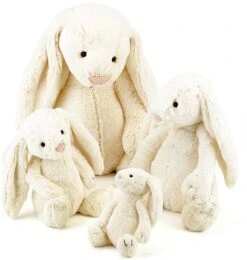 Jellycat Bashful Hase Cremefarben Mittelgroß - 31cm 9 Jellycat Bashful Hase Cremefarben Mittelgroß - 31cm -Spielzeug Förderung afbeelding 4 10