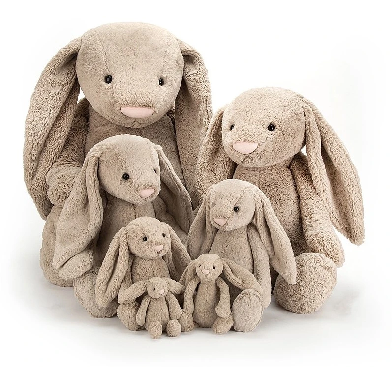 Jellycat Bashful Hase Beige Sehr Groß - 51cm 6 Jellycat Bashful Hase Beige Sehr Groß - 51cm – Bild 4