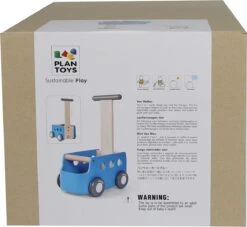 Plan Toys Lauflernwagen Bus - Blau -Spielzeug Förderung box 5719 van walker 5jpg