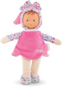 Corolle 9000010080 - Mon Doudou Corolle / Miss Pink Corolle's Flower / Französische Puppe Mit Charme Und Vanilleduft