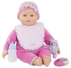 Corolle 9000150050 - Mon Grand Poupon Lucille Interaktiv, Französische Puppe Mit Vanilleduft, Weichkörperpuppe, 20 Sounds, 42cm, Schlafaugen, 8 Funktionen, Ab 2 Jahren, Weihnachtsgeschenk Für Kinder -Spielzeug Förderung corolle 9000150050 mon grand poupon lucille interaktiv franzoesische puppe mit vanilleduft weichkoerperpuppe 20 sounds 4