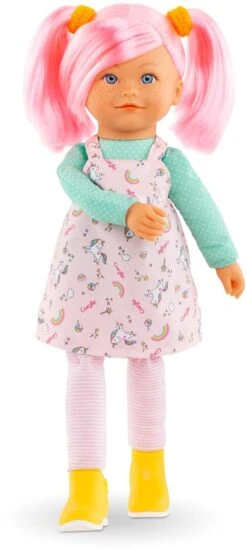 Corolle 9000300010 Rainbow Praline/Französische Puppe Mit Charme Und Vanilleduft/Schlenkerbeine / 40cm