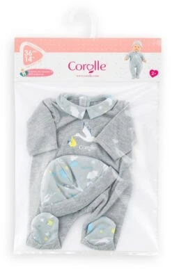 Corolle Mon Grand Poupon 36cm Mein Erster Pyjama / 2 Teile / Für Alle 36cm Babypuppen / Für Kinder Ab 2 Jahren Geeignet -Spielzeug Förderung corolle mon grand poupon 36cm mein erster pyjama 2 teile fuer alle 36cm babypuppen fuer kinder ab 2 jahren geeignet 3