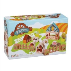 Cubika Holzspielset Farm -Spielzeug Förderung cubika holzspielset farm 3
