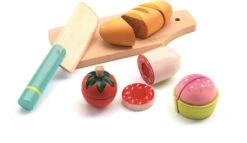 DJECO DJ06529 Rollenspiel Kinderkueche Mittagessen Zum Schneiden