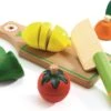 Djeco Holzküche Zubehör Obst Und Gemüse Zum Schneiden -Spielzeug Förderung djeco holzkueche zubehoer obst und gemuese zum schneiden