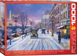 Eurographics Puzzle Dominic Davison: Weihnachten In Paris - 1000 Teile