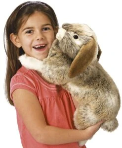 Folkmanis 2892 Handpuppe, Grau-Creme, 44 -Spielzeug Förderung folkmanis 2892 handpuppe grau creme 44 3