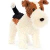 JELLYCAT Geleekatze Kuscheltier Hector Foxterrier - 16x10x23cm -Spielzeug Förderung geleekatze kuscheltier hector foxterrier 16x10x23cm
