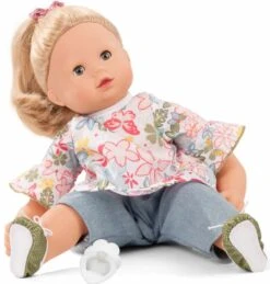 Götz 2127109 Maxy Muffin Minimaxi Puppe - 42 Cm Große Babypuppe Mit Blauen Schlafaugen, Blonden Haare Und Weichkörper - Weichkörperpuppe In 8-teiligen Set