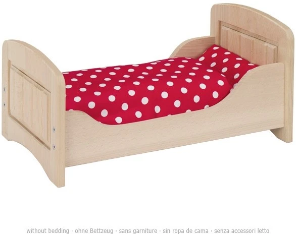 Goki Puppenbett Buche Natur 3 Goki Puppenbett Buche Natur