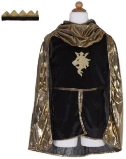 Great Pretenders Set Chevalier (Tunique, Cape, Couronne), Or, Taille US 9-10