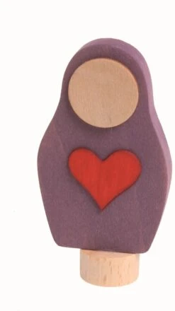 Grimm's - Steckfigur Herz-Matroschka