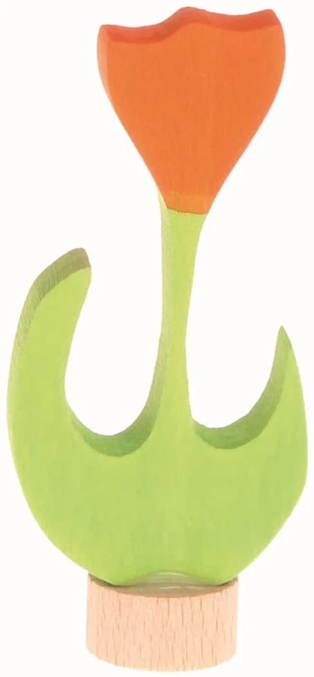 Grimm's - Steckfigur Orangene Tulpe 3 Grimm's - Steckfigur Orangene Tulpe