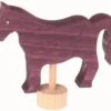 Grimm's - Steckfigur Violettes Pferd -Spielzeug Förderung grimm apos s steckfigur violettes pferd