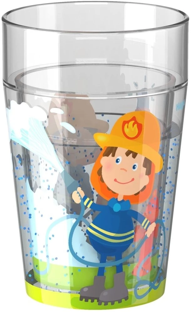 Haba Glitzerbecher Feuerwehr 3 Haba Glitzerbecher Feuerwehr