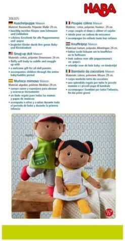 HABA-Plüschtier Maurer, 29 Cm -Spielzeug Förderung haba plueschtier maurer 29 cm 3