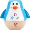 Hape Stehauf-Pinguin | Farbiger Stehauf-Pinguin Mit Melodie, Stehauf-Spielzeug Für Kinder Im Alter Von 6 Monaten Und älter -Spielzeug Förderung hape stehauf pinguin farbiger stehauf pinguin mit melodie stehauf spielzeug fuer kinder im alter von 6 monaten und aelter