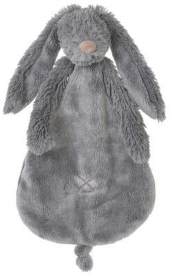 Happy Horse Hase Richie Tiefgrau Schnuffeltuch