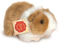 Hermann Teddy Collection 926399 - Plüsch-Meerschweinchen, 20 Cm, Gold/weiß