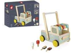 Janod - Loopwagen Ijscokar -Spielzeug Förderung janod loopwagen ijscokar 3