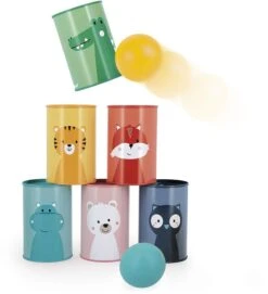 Janod Verjaardagsspel - Blikken Gooien Dieren