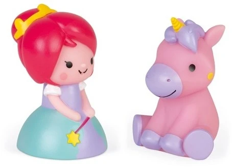 Janod - Wasserspritzer Prinzessin Und Leuchteinhorn - Badespielzeug Für Babys Und Kleinkinder - Ab 10 Monaten, J04706 3 Janod - Wasserspritzer Prinzessin Und Leuchteinhorn - Badespielzeug Für Babys Und Kleinkinder - Ab 10 Monaten, J04706
