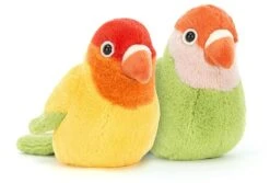 Jellycat A Pair Of Lovely Lovebirds - 12x5cm