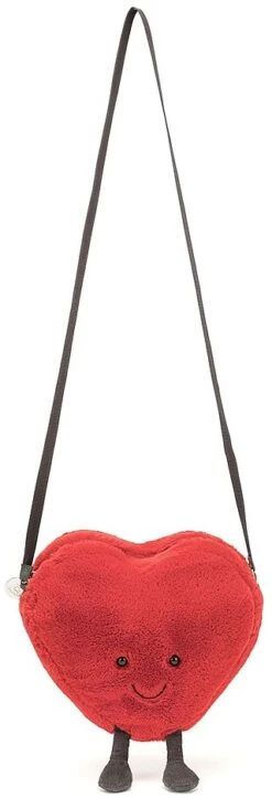 Jellycat Amuseable Herz Tasche - 17x18cm -Spielzeug Förderung jellycat amuseable herz tasche 17x18cm 3