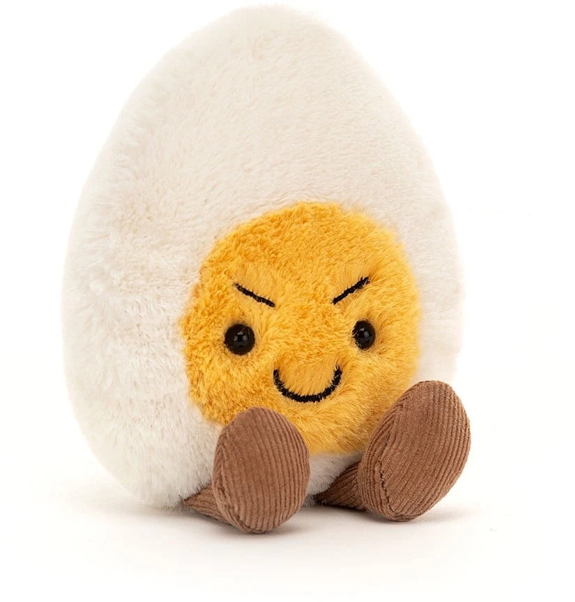 Jellycat Amuseable Kuscheltier Freches Gekochtes Ei - 14 Cm 3 Jellycat Amuseable Kuscheltier Freches Gekochtes Ei - 14 Cm