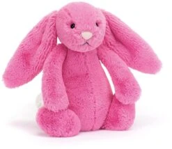 Jellycat Bashful Hot Pink Hase Klein - 18x9cm
