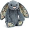 Jellycat Blossom Dusky Dunkelblau Plüschtier Hase Medium - 31 Cm -Spielzeug Förderung jellycat blossom dusky dunkelblau plueschtier hase medium 31 cm