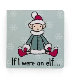 Jellycat If I Were An Elf Board Buch - 15cm