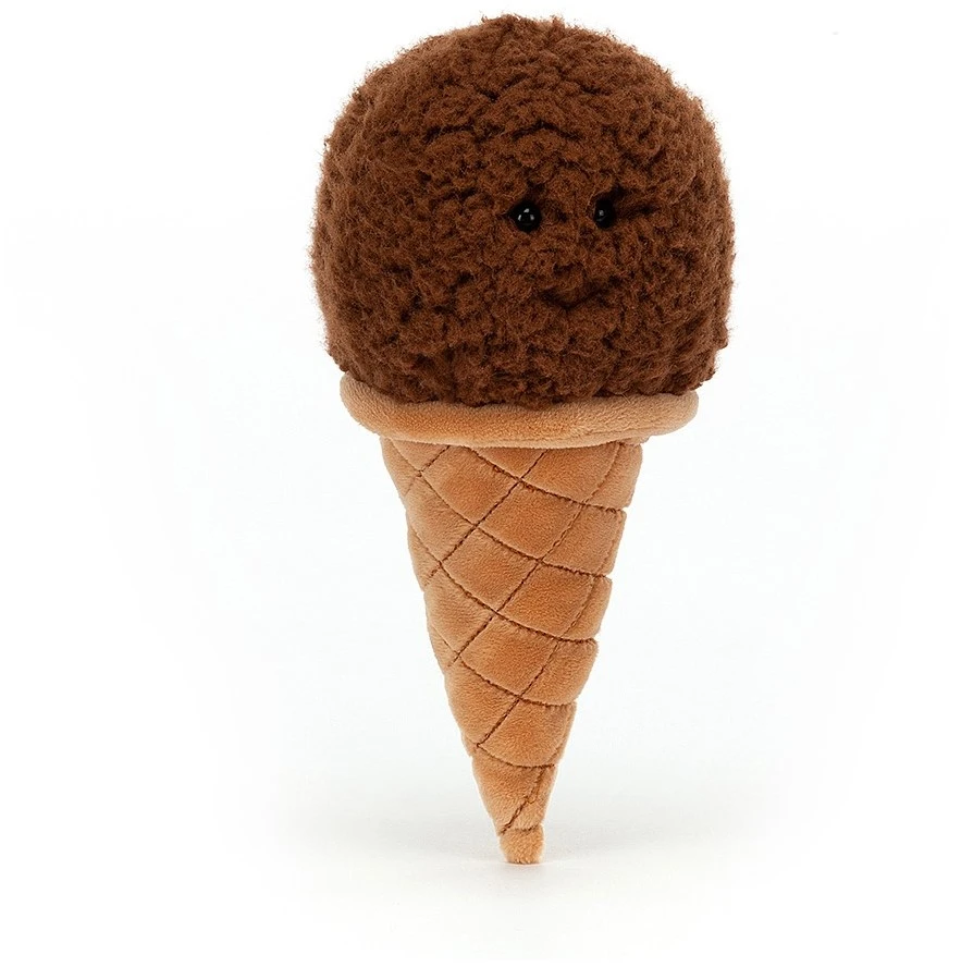 Jellycat Irresistible Ice Cream Kuscheltier Schokoladen Eistüte - 18 Cm 3 Jellycat Irresistible Ice Cream Kuscheltier Schokoladen Eistüte - 18 Cm