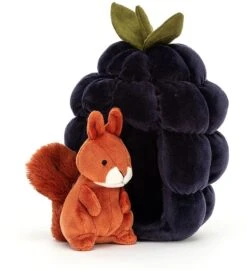 Jellycat Kuscheltier Brambling Eichhörnchen Brombeere - 18cm