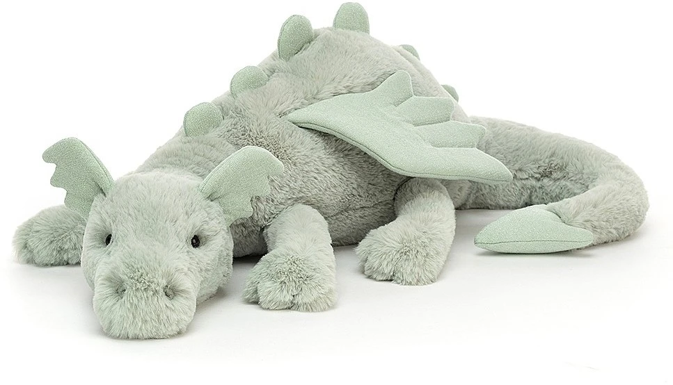 Jellycat Kuscheltier Salbei Drache Riesig - 66cm 3 Jellycat Kuscheltier Salbei Drache Riesig - 66cm