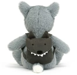 Jellycat Rucksack Wolf - 22x10cm -Spielzeug Förderung jellycat rucksack wolf 22x10cm 3