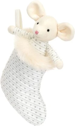 Jellycat Schimmernder Strumpf Maus - 20x9cm