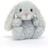 Jellycat Yummy Hase Silber - 15x9cm -Spielzeug Förderung jellycat yummy hase silber 15x9cm