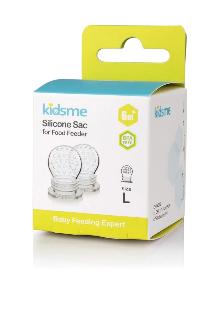 KidsMe Neue Dreifach-Silikonbeutel Für Futterautomaten (Größe:L)-2 Stück 3 KidsMe Neue Dreifach-Silikonbeutel Für Futterautomaten (Größe:L)-2 Stück