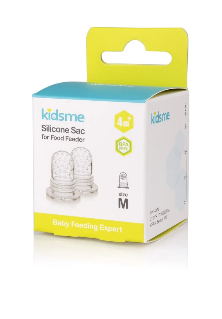 KidsMe Neue Dreifach-Silikonbeutel Für Futterautomaten (Größe:M)-2 Stück 3 KidsMe Neue Dreifach-Silikonbeutel Für Futterautomaten (Größe:M)-2 Stück