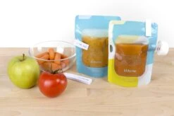 KidsMe Wiederverwendbare Lebensmittelbeutel (4 PCS)(6oz/180ml)Musterbeutelx4 -Spielzeug Förderung kidsme wiederverwendbare lebensmittelbeutel 4 pcs 6oz 180ml musterbeutelx4 2