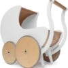 Kinderfeets Puppenwagen Aus Holz - Weiß