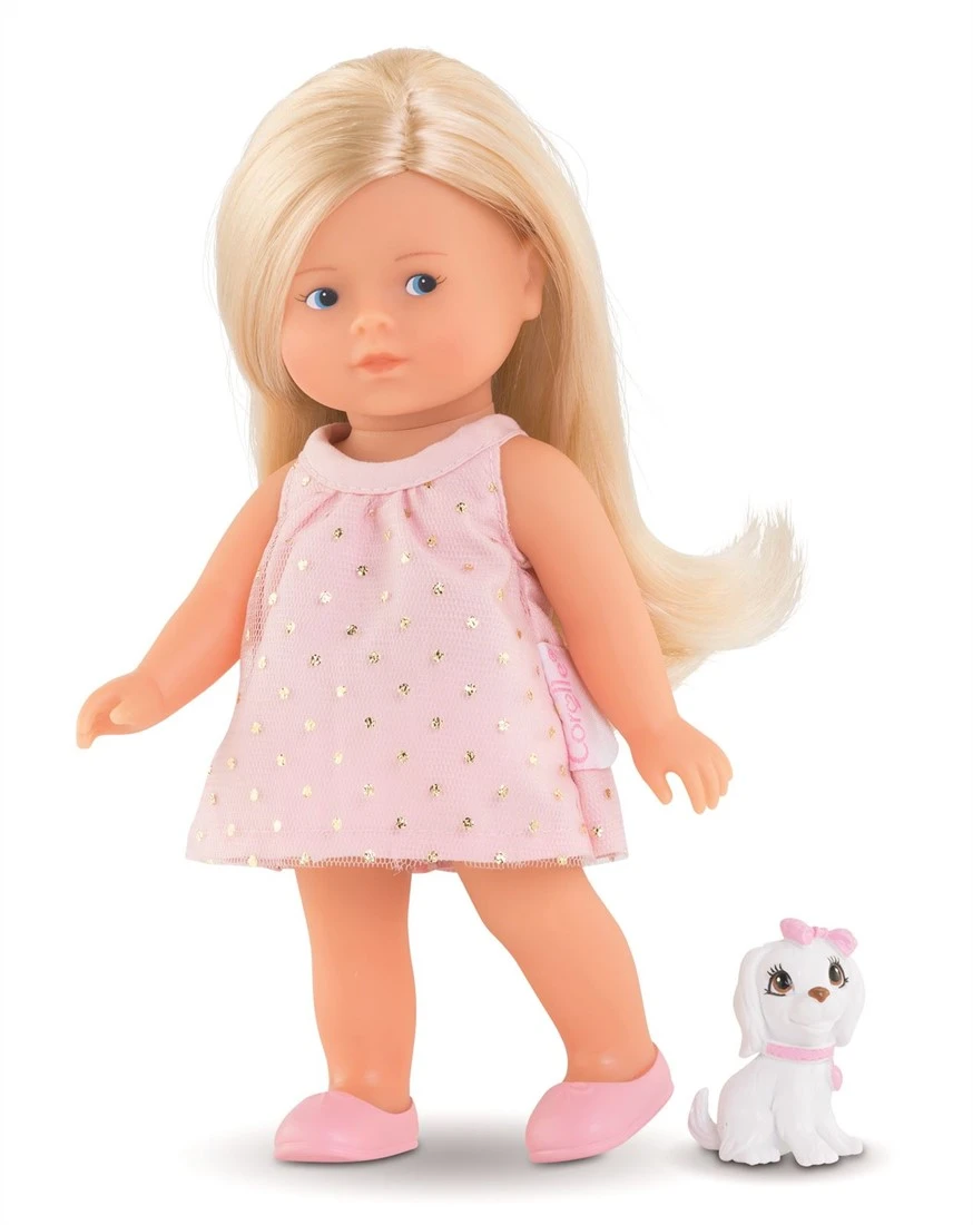 Les Trendies Corolle Mini Corolline Set Mit Hund / Vollvinylpuppe Mit Langem Haar Und Süßem Hund In Geschenkbox / Vanilleduft / 20cm / Für Kinder Ab 3 Jahren Geeignet 3 Les Trendies Corolle Mini Corolline Set Mit Hund / Vollvinylpuppe Mit Langem Haar Und Süßem Hund In Geschenkbox / Vanilleduft / 20cm / Für Kinder Ab 3 Jahren Geeignet