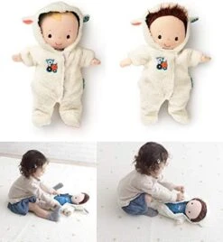 Lilliputiens YVON - Schaf-Onesie Für Puppe -Spielzeug Förderung lilliputiens yvon schaf onesie fuer puppe 2
