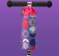 Micro Bottle Holder Purple Flowers