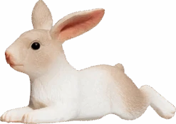 MOJO 387142 Kaninchen Liegend Spielfigur, Mehrfarbig