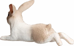 MOJO 387142 Kaninchen Liegend Spielfigur, Mehrfarbig -Spielzeug Förderung mojo pets speelgoed liggend konijn 387142 2